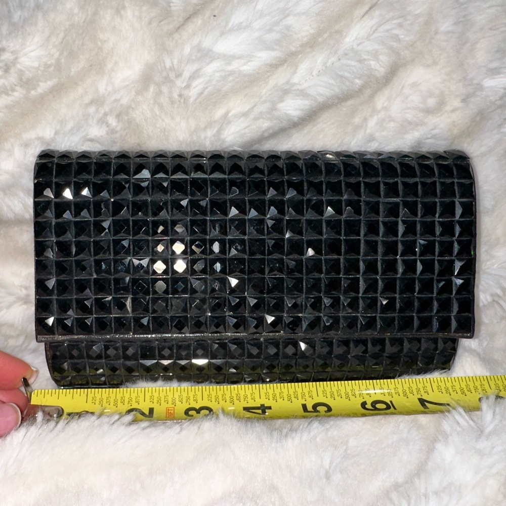 Black Studded Clutch